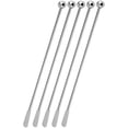 thumbnail image 1 of Stainless Steel Coffee Beverage Stirrers Stir Cocktail Drink Swizzle Stick with Small Rectangular Paddles (5Pcoffeestirrers), 1 of 1