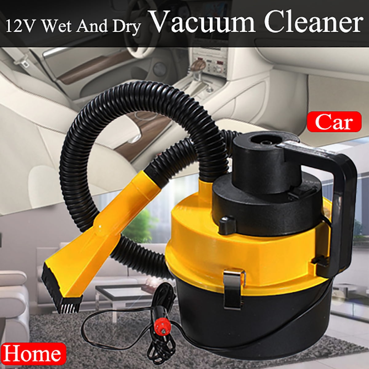 Portable Wet Dry Hand Held Vac Vacuum Cleaner Car Home
