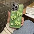 thumbnail image 5 of Green TPU Anti Fall Phone Case with Bowknot Design for iPhone 7 to 14 Series, 5 of 5