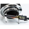 thumbnail image 3 of BLUE 3.5" 89mm Inlet Cold Air Intake Cone Replacement Quality Dry Air Filter, 3 of 8