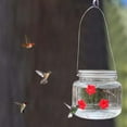 Ywuzuh Worlds Best Hummingbird Feeder Mason Jar Hummingbird Feeder for