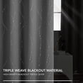 thumbnail image 5 of Grommet Room Blackout Curtain With Wavy Line Print For Bedroom Living Room, 5 of 5