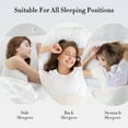 thumbnail image 6 of Bed Pillows for Sleeping King Size, Adjustable Hotel Quality Pillow with Down Alternative Fill, Soft and Supportive Pillows for Side and Back Stomach Sleepers, 2 in 1 Pillow, 1 Pack, 6 of 6