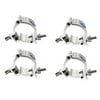 Global Truss Mini 360, Light Duty Clamp Aluminum Finish-4 PACK