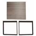 thumbnail image 3 of CASA FERRO Comedor moderno para 4 personas, patas de acero negro horneado - Blanco y MDF color Nogal. (CON 4 SILLAS EAMES BLANCAS). CASA FERRO Comedor estilo Industrial, 3 of 4