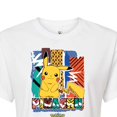 thumbnail image 3 of Pokémon - Summer Pattern - Juniors Cropped Cotton Blend T-Shirt, 3 of 5