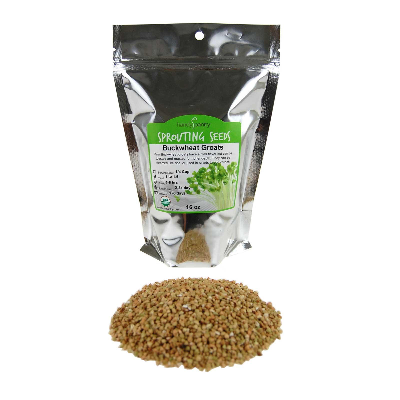 Hulled Buckwheat Groats 1 Lbs Organic Buck Wheat Groats Sprouting