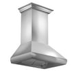 thumbnail image 5 of ZLINE 48 in. Professional Wall Mount Range Hood in Stainless Steel with Crown Molding (587CRN-48), 5 of 5