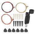 thumbnail image 5 of Guitar Accessory Kit String Pick Bridge Pin 3 in 1 Tool Replacement Set for Banjo Violin, 5 of 8