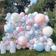 thumbnail image 4 of Arco de globos CHAO con revelación de género 106 globos rosas y azules, 4 of 5
