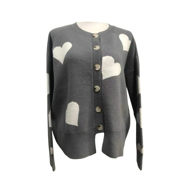 Ladies long 2024 buttoned cardigans