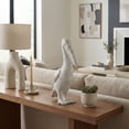 thumbnail image 4 of Modern Ceramic Standing Pelican Sculpture - Home Accent for Bathroom, Office, Room and Living Room - Ideal for Shelf and Coffee Table Decor Display - Figurine and Ornaments Accent - 14", White, 4 of 14