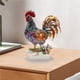thumbnail image 5 of Adorno de animal de gallo de la suerte, adorno de decoración de escritorio de acrílico plano 2D for el hogar y la Oficina, 5 of 5