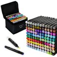 thumbnail image 1 of Set de rotuladores de alcohol SHINE.UP, 120 colores, doble punta y batidora, 1 of 8