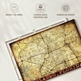 thumbnail image 6 of Elephant Stock Vintage Orlando City Map Wall Art - Horizontal Canvas Wall Art - Living Room Wall Decor - Map Canvas - Beige And Brown Decor - 45" x 30", 6 of 8