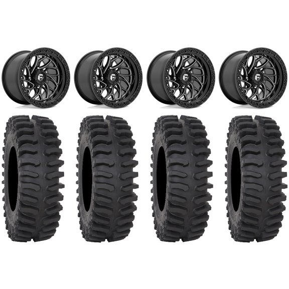 Fuel Runner 15" Wheels Bk 32" XT400 Tires Kawasaki Teryx Mule