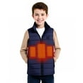 thumbnail image 6 of WMTBSRSW Kids Heated Vest No Battery Pack Boys Lightweight Sleeveless 4 Heating Zones Heated Jackets USB Charging Heated Waistcoat 14 Years, 6 of 7