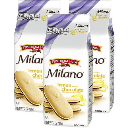 Lemon Cookies Recipe - (3 Pack) Pepperidge Farm Milano Lemon Cookies, 7.0 oz. Bag