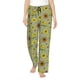 thumbnail image 1 of Balery Sage Green With Sunflowers Pantalones de pijama para mujer, pijamas ultraligeros, pantalones de estar por casa-Medium, 1 of 6
