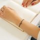 thumbnail image 2 of Pulseras HUOGUO Punk con forma de flecha ajustable, abierta, LA152, dorada, 2 of 4