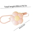 thumbnail image 3 of Household Essentials Tools Home Improvement,Flower Shaped Small Tape Measure 2Meter Plastic Tape Measure Rubber Ruler Telescopic Measuring Ruler Full Three Circumference Ruler Petal Shaped Small Tap, 3 of 6