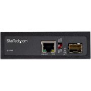 StarTech PoE+ Industrial Fiber to Ethernet Media Converter 60W - SFP to RJ45 - SM/MM Fiber to Gigabit Copper IP-30 (248821)