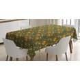 thumbnail image 1 of Ambesonne Acorn Tablecloth Rectangular Table Cover, Squirrel Acorn Nature, 60"x84", Multicolor, 1 of 3
