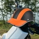 thumbnail image 5 of Casco universal de media cara estilo gorra de béisbol ABS para motocicleta bicicleta eléctrica naranja - A0322 tamaño libre, 5 of 8