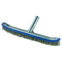 18" Aluminum Inground Pool Brush w/ Stainless Steel Bristles