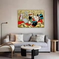 thumbnail image 5 of Mike Mozart Modern Art Picture Alec Monopoly Laying In Coins Canvas Poster Bedroom Decor Sports Landscape Office Room Decor Gift,Frame-style,16x24inch(40x60cm), 5 of 8