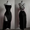 thumbnail image 5 of 2025 explosive new dress summer high sensibility halter strap Spice  bag hip dress, 5 of 9