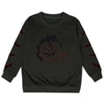 thumbnail image 4 of CUZIBR Baby Girls Halloween Crewneck Sweatshirt Pumpkin Cat Graphic Pullover Long Sleeve Soft Fall Winter Clothes,Black,2-3 Years, 4 of 4