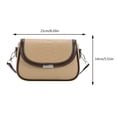 thumbnail image 2 of Bolso bandolera con diseño de cocodrilo, bolso de moda, bolsos de hombro de viaje para mujer (caqui), 2 of 8