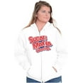 thumbnail image 4 of Caramel Sugar Mama Original Logo Zip Hoodie Sweatshirt Women Brisco Brands M, 4 of 6