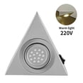 thumbnail image 1 of Aplique de pared LED Lámpara de gabinete en forma triangular Luz LED para armario con cajones 220V 1.5W, luz cálida Eigraketly HA003491-02B, 1 of 7
