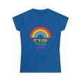 thumbnail image 4 of It's OK to Be Gay Equality LGBT Pride Rainbow Gay Lesbian Shirts for Women, 4 of 8