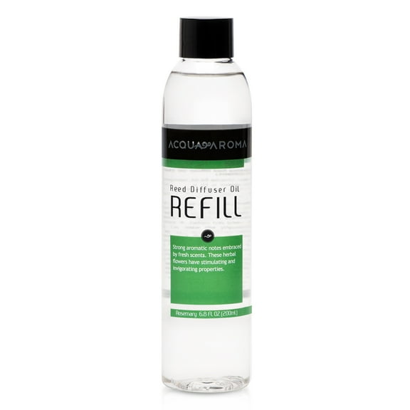 Acqua Aroma Rosemary Reed Diffuser Oil Refill 6.8 FL OZ (200ml) Contains Essencial Oils