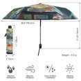 thumbnail image 3 of FORMRS Travel Umbrella Folding Auto Open Close Windproof Rain UV Protection, Sunshine Goldfish, 3 of 8