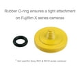 thumbnail image 2 of Foto&Tech 2PC Yellow Soft Shutter Release Button Compatible with Fujifilm X-T20 X-T10 X-T3 X-T2 X-PRO2 X-PRO1 X100F X100T X100S X30 X-E2S X-E3 X-E2/Sony RX1R II RX10 IV III II/Lecia M9 M8/Nikon Df F3, 2 of 7