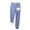 Blue, variant on Teacher Appreciation Gifts AXXD Women Sweatpants With Pockets Under $10 Black Fall Love Printed Pocket Elastic Waist Warm Loose Bottom Pants Valentine's Day