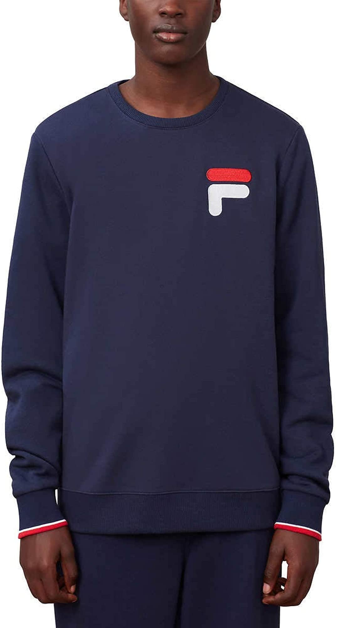 fila logo crew sweatshirt