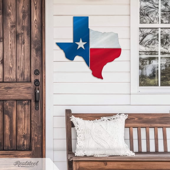 Texas Map Flag