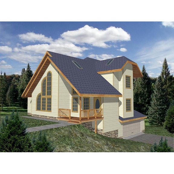 001-3090: Contemporary Modern 3 Bed, 2 Bath Luxury Home Plan, 1918 Sq Ft: Full Blueprints with License to Build by Home Plan Marketplace - Lesuto