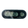thumbnail image 4 of IBASETOY Black Car Thermometer Dashboard Decoration with 2 in 1 LED Clock and Backlit Function, 4 of 8