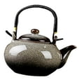 thumbnail image 4 of kowaku Ceramic Teapot Ceramic Kettle 750ml Home for Boiling Hot Water Tea Maker for Camping Tea House Kitchen Tea Lovers Gift Hiking grey, 4 of 9