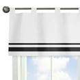 thumbnail image 5 of White and Black HotelÂ&nbsp;Modern Window Valance by Sweet Jojo Designs, 5 of 5