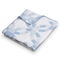 thumbnail image 5 of Greenland Home Fashions Wedding Ring Reversible Blue Throw Blanket, 5 of 7