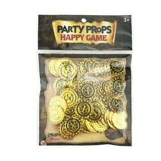 Gold Coins 144pcs - Plastic