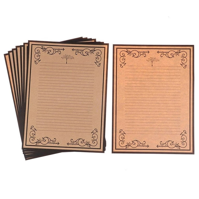 Retro Cowhide Letter Paper, Literary And Creative Writing Paper