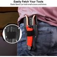 thumbnail image 3 of Fundas para tijeras de podar, funda para tijeras de podar de cuero PU, funda para herramientas de tijeras de jardín con banda elástica, accesorio para cinturón multifuncional con clip, negro esquí esquí Gafas de esquí, 3 of 5